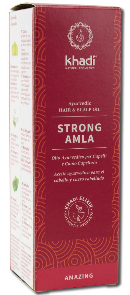 Khadi Usa Ayurvedic Hair Oil Strong Amla 1.69 oz