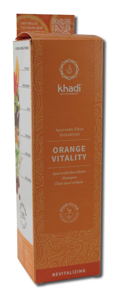 Khadi Usa KHADI USA SHAMPOO AND CONDITIONER Ayurvedic Shampoo Orange Vitality 6.7 oz