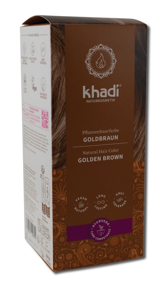 Khadi Usa Natural Hair Color Golden Brown 3.5 oz