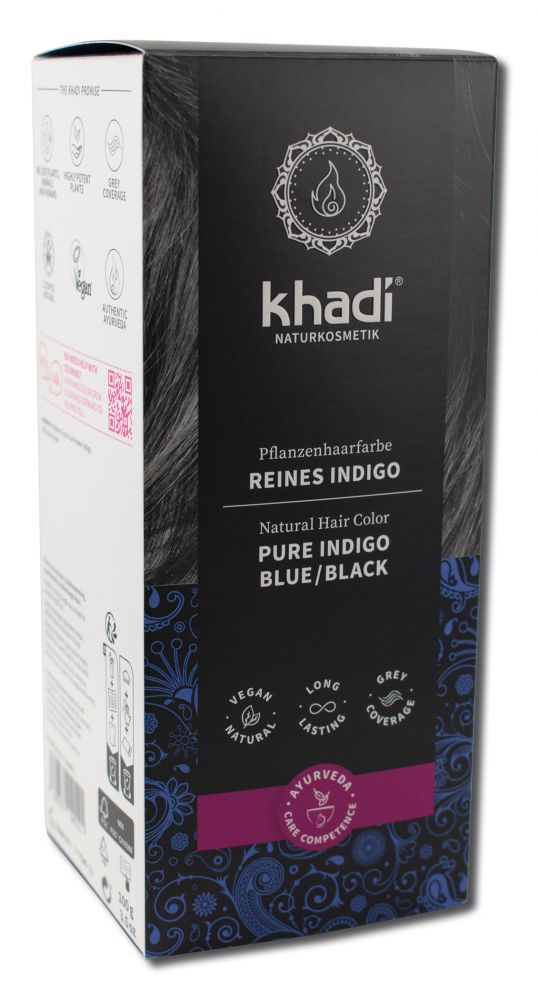 Khadi Usa Natural Hair Color Blue Black 3.5 oz
