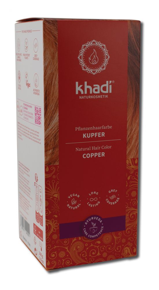 Khadi Usa Natural Hair Color Copper 3.5 oz