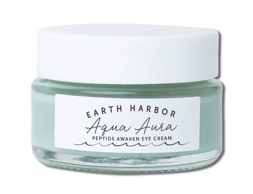 Earth Harbor Naturals Facial Care Aqua Aura Peptide Awaken Eye Cream .5 oz