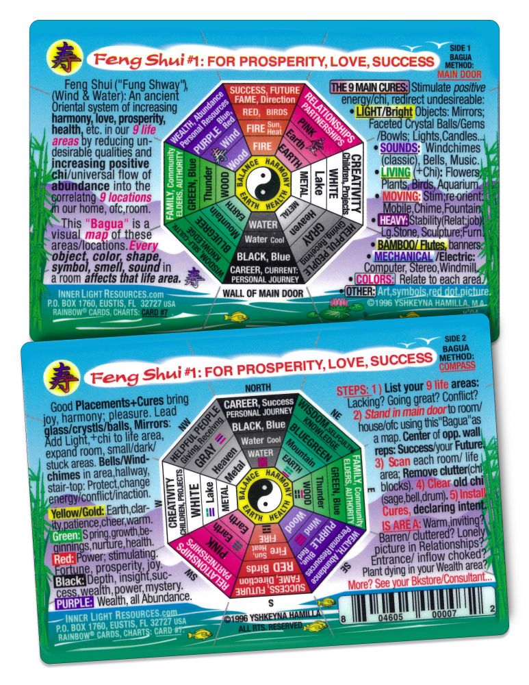 Inner Light Resources Original Wallet Cards Feng Shui: For Prosperity, Love, Success