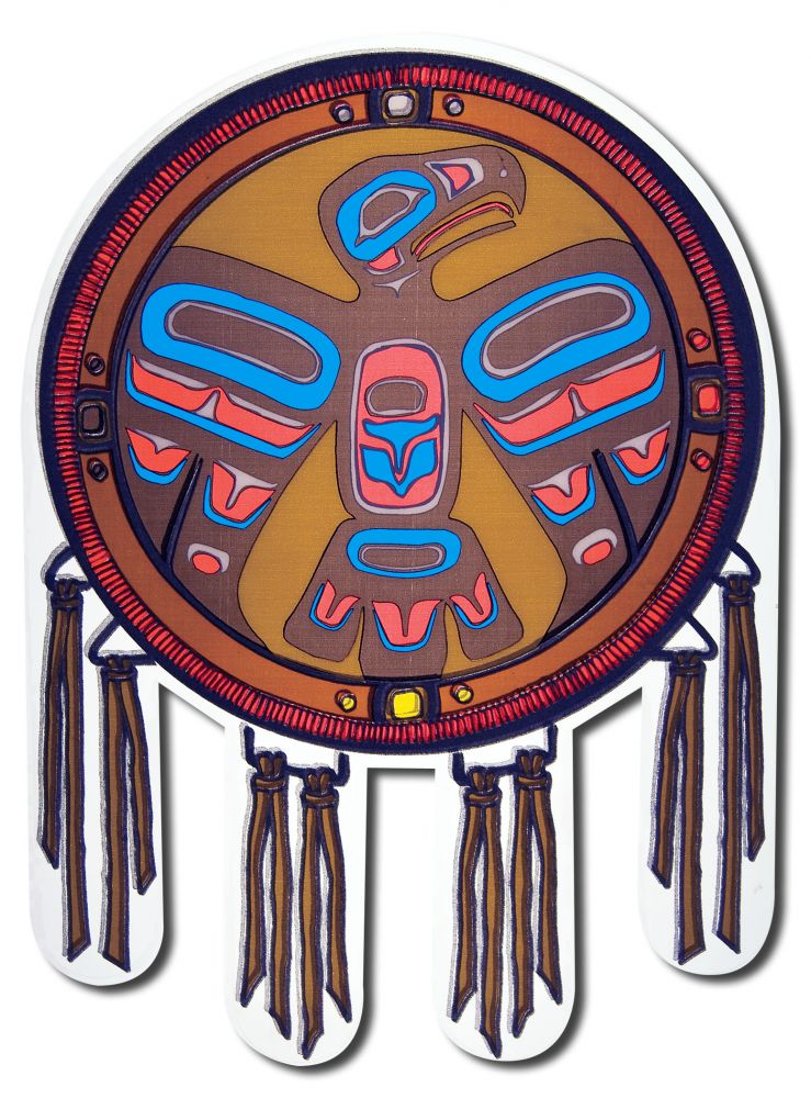 Native Visions Electrostatic Window Transparencies Northwest Eagle