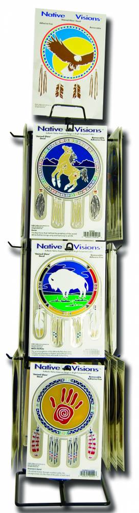 Native Visions Electrostatic Window Transparencies Illuminations And Prepacks Native Visions Prepack Display 72 pc