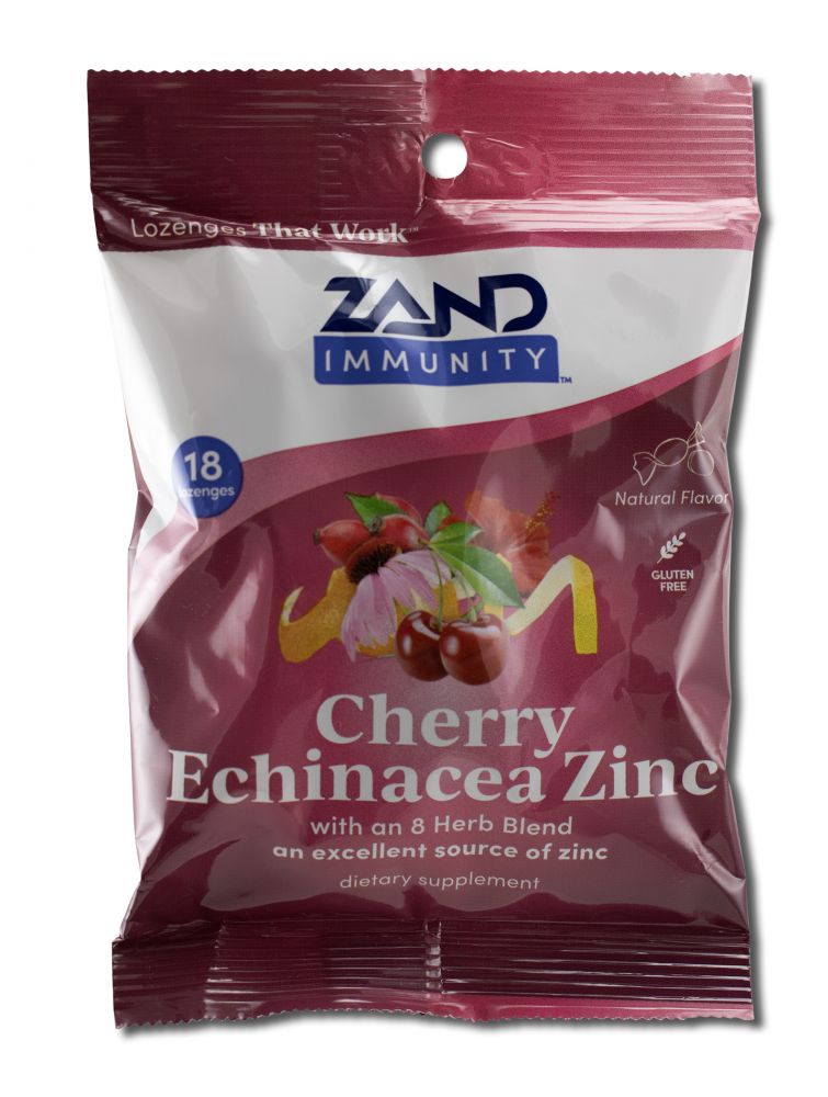Zand Formulas Herbalozenges Cherry Echinacea Zinc 18 ct