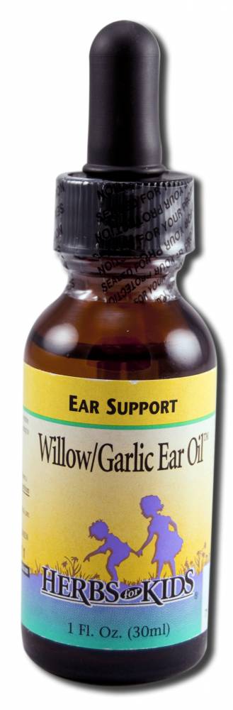 Herbs For Kids Topical Oils & Salve Willow Garlic Ear Oil 1 oz