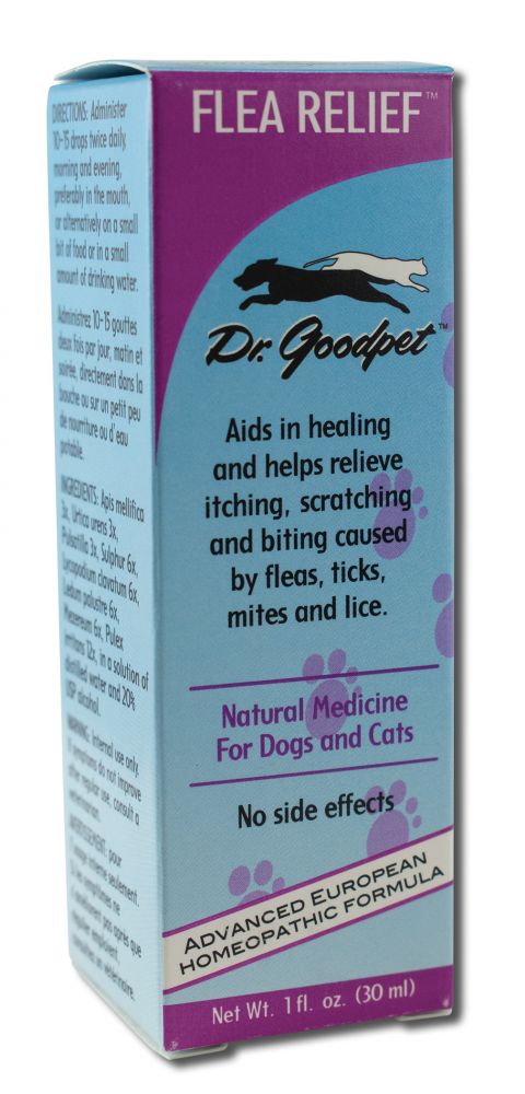 Dr. Goodpet Pet Care Products Homeopathics Flea Relief 1 oz