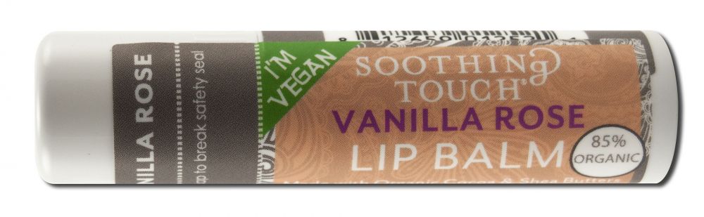 Soothing Touch Vegan Lip Balm Vanilla Rose .25 oz