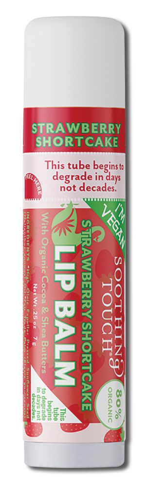 Soothing Touch Vegan Lip Balm Strawberry Shortcake .25 oz