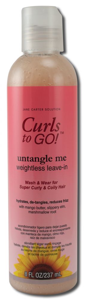Jane Carter Solution Hair Care Curls to Go Untangle Me 8 oz