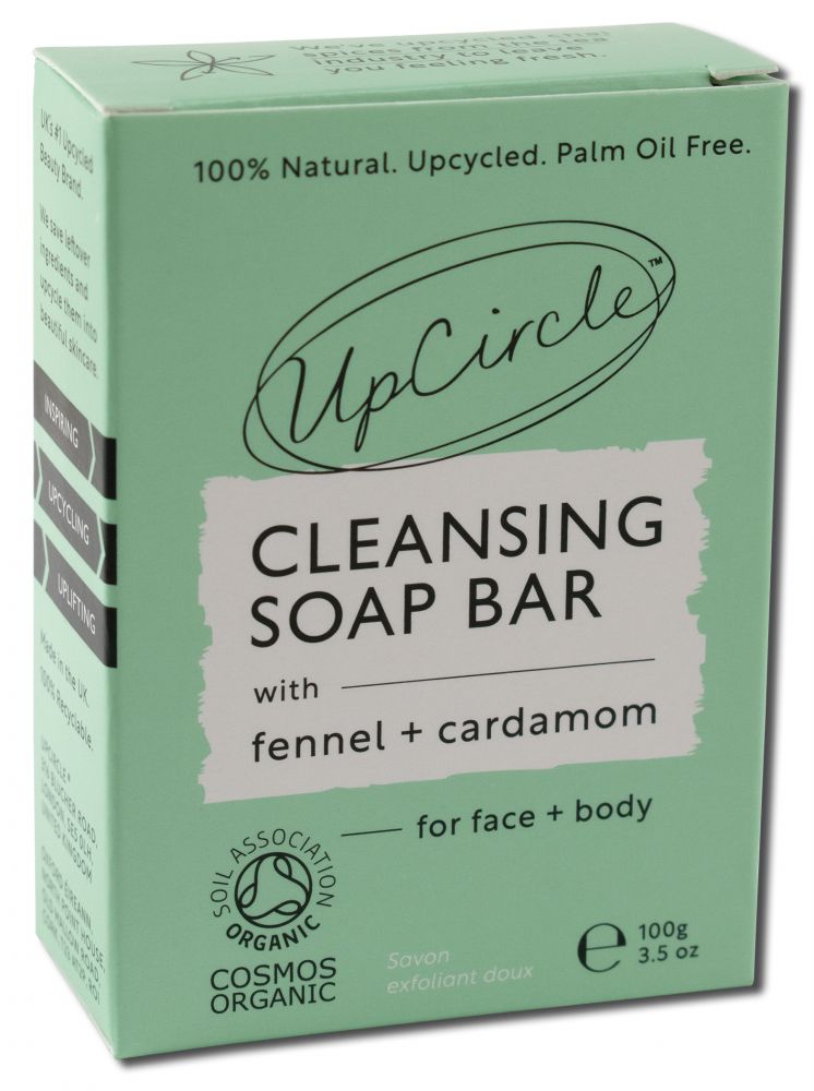 UPCIRCLE BEAUTY UPCIRCLE BEAUTY BODY CARE Fennel & Cardamom Chai Soap Bar 3.4 oz