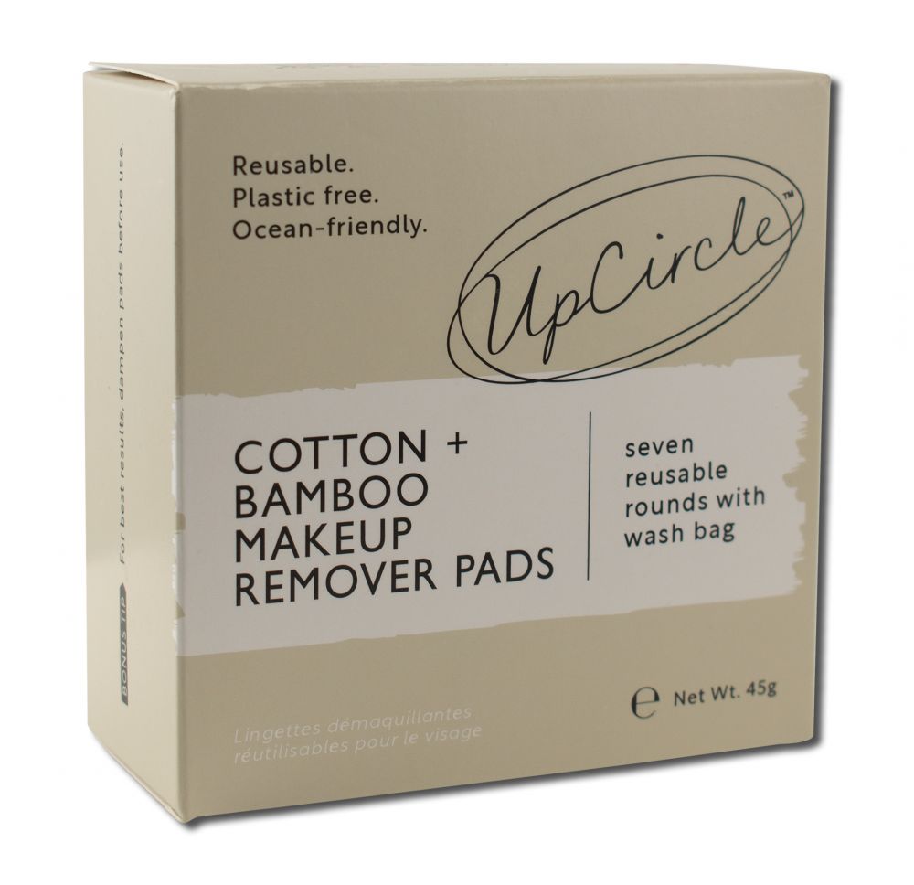UPCIRCLE BEAUTY UPCIRCLE BEAUTY ACCESSORIES Make Up Remover Pads Hemp & Cotton 7 pc