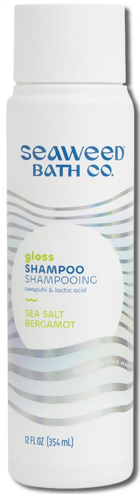 Seaweed Bath Co Hair Care Gloss Shampoo Sea Salt Bergamot 12 oz
