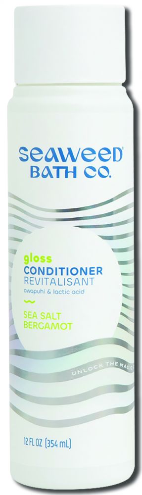 Seaweed Bath Co Hair Care Gloss Conditioner Sea Salt Bergamot 12 oz
