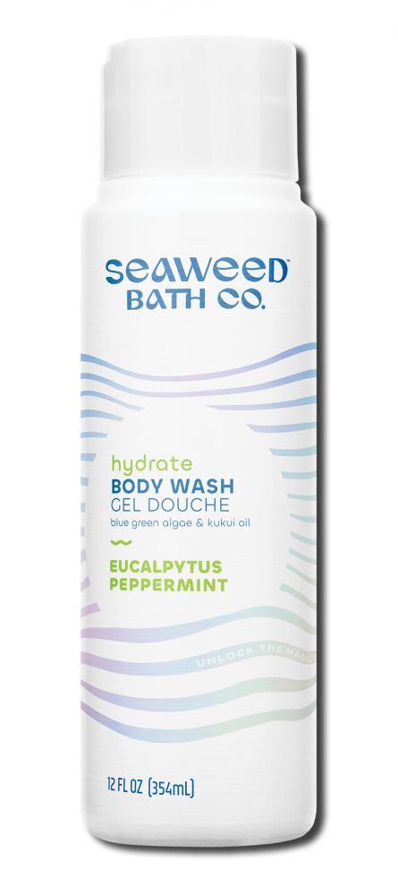 Seaweed Bath Co Soaps Eucalyptus & Peppermint Body Wash 12 oz