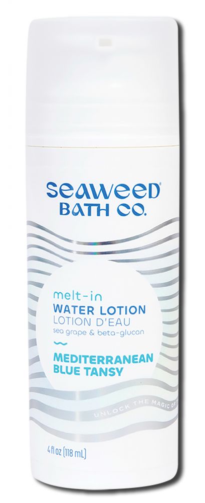 Seaweed Bath Co Moisturizers Melt-In Water Lotion Mediterranean Blue Tansy 4 oz