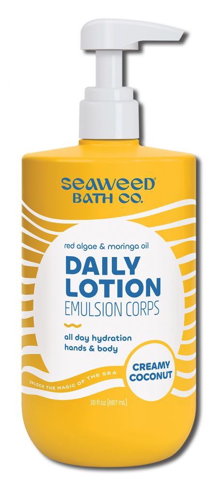 Seaweed Bath Co Moisturizers Creamy Coconut Daily Lotion 30 oz