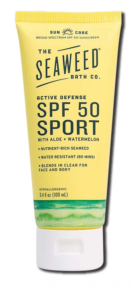 Seaweed Bath Co Suncare Active Defense SPF 50 Sport 3.4 oz