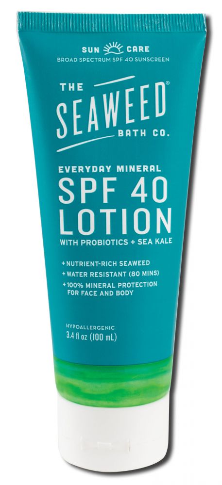 Seaweed Bath Co Suncare Everyday Mineral SPF 40 Lotion 3.4 oz