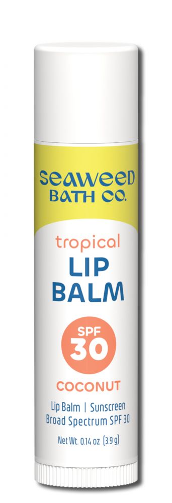 Seaweed Bath Co Suncare Coconut Tropical Lip Balm SPF 30 .14 oz
