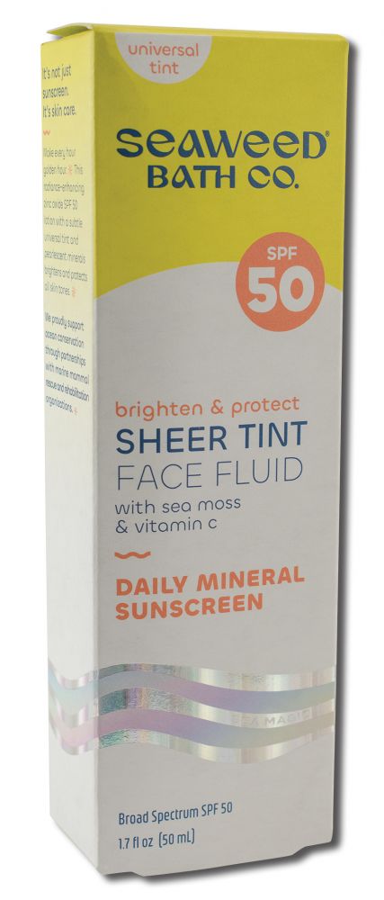 Seaweed Bath Co Facial Care Sheer Tint Face Fluid SPF 50 1.70 oz
