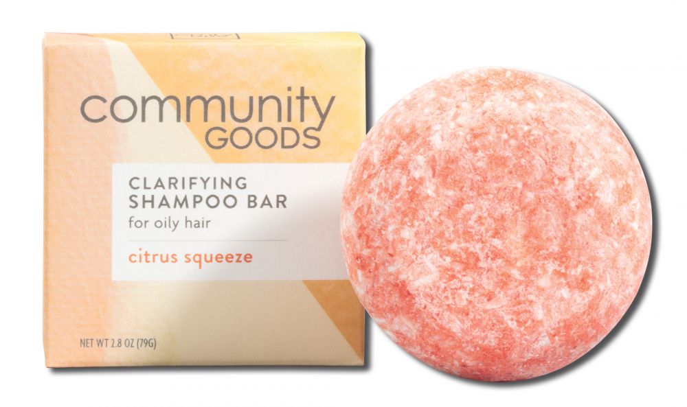 COMMUNITY GOODS COMMUNITY GOODS SHAMPOO AND CONDITIONER BARS Clarifying Shampoo Bar Citrus Squeeze 2.8 oz