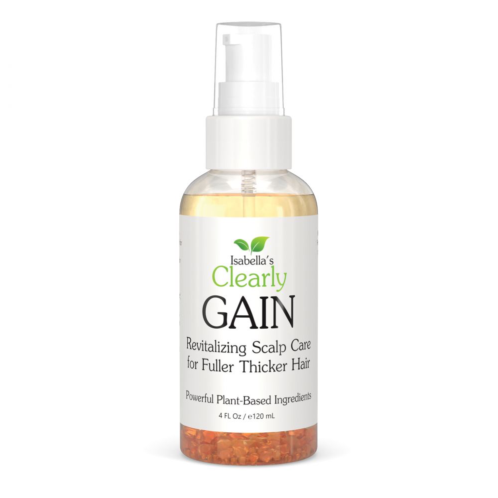 ISABELLAS CLEARLY ISABELLAS CLEARLY HAIR GAIN for Fuller Thicker Hair 4 oz