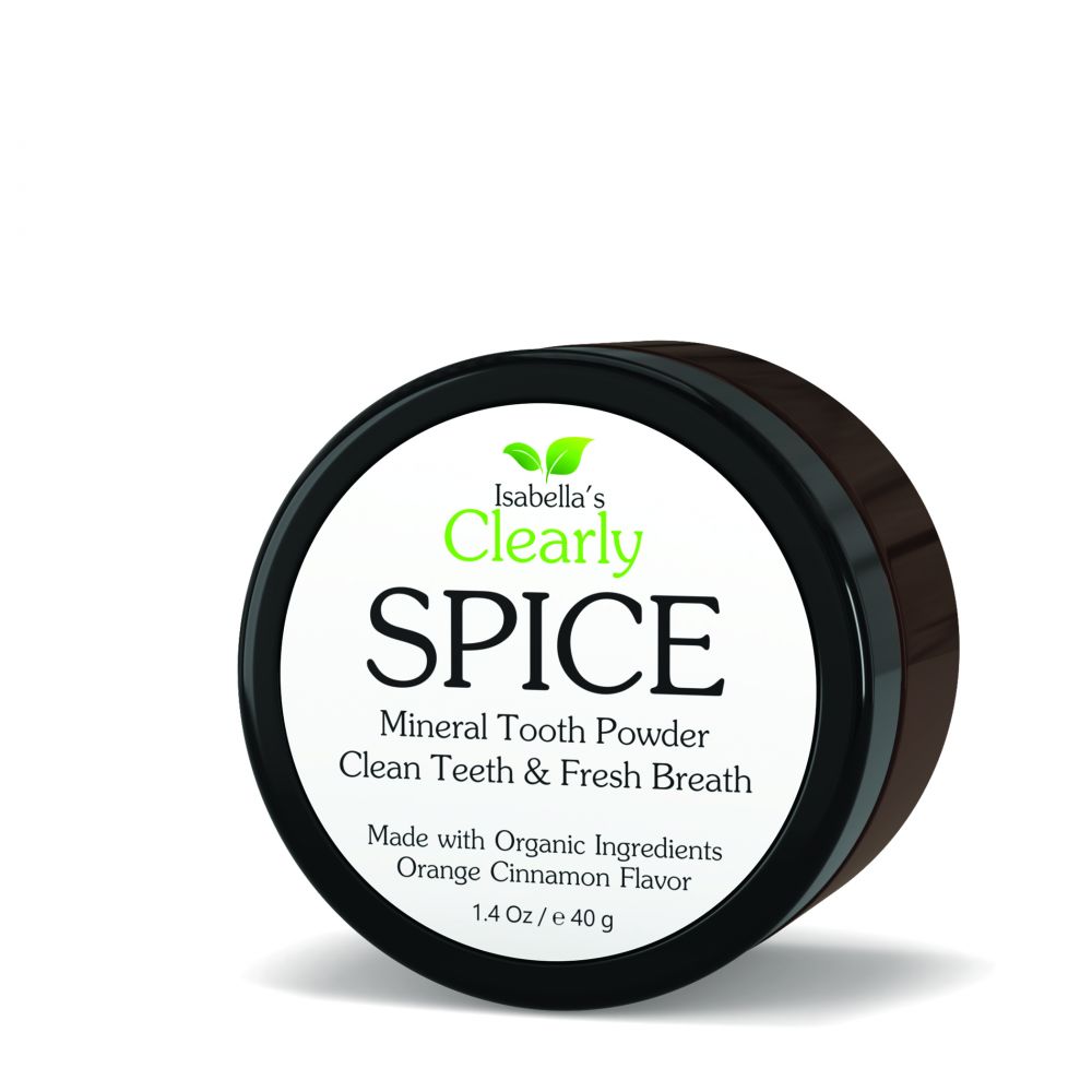 ISABELLAS CLEARLY ISABELLAS CLEARLY ORAL SPICE Mineral Tooth Powder Orange Cinnamon 1.4 oz