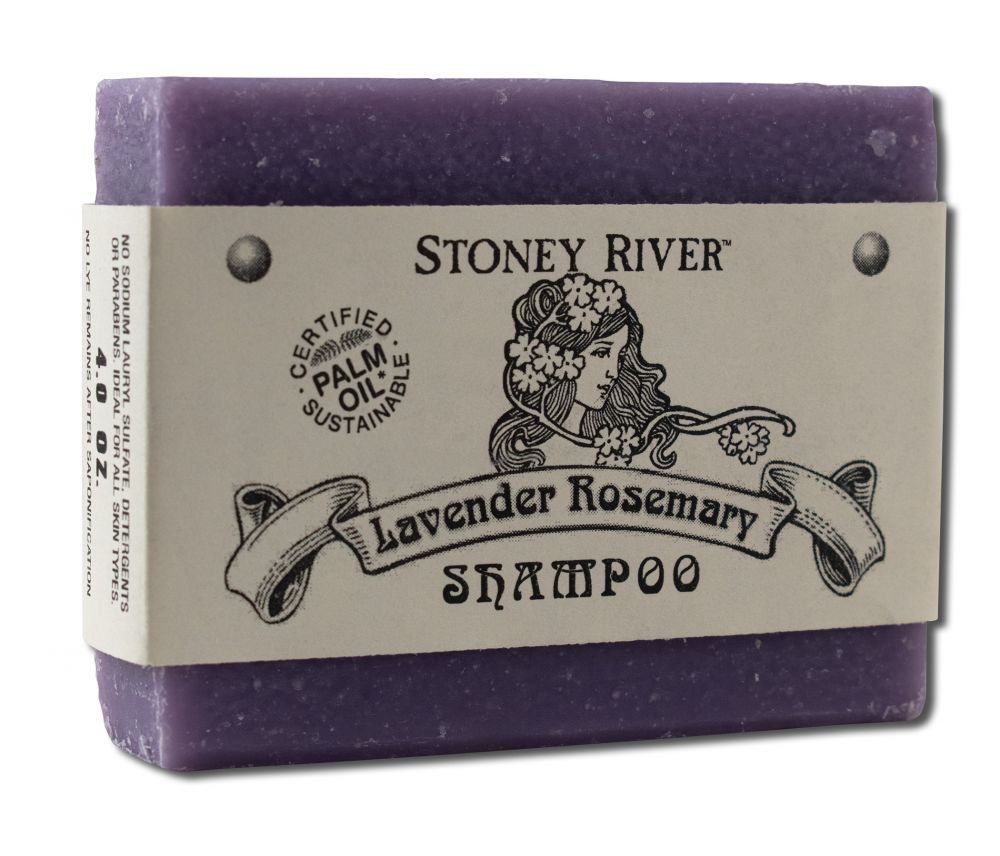 STONEY RIVER SOAP COMPANY Shampoo Bar Lavender Rosemary 4 oz