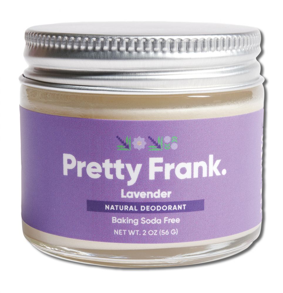 Pretty Frank Primal Pit Paste Jar Baking Soda Free Lavender 2 oz