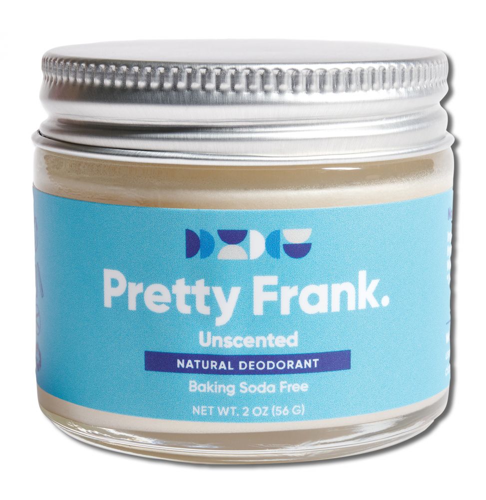 Pretty Frank Primal Pit Paste Jar Baking Soda Free Unscented 2 oz