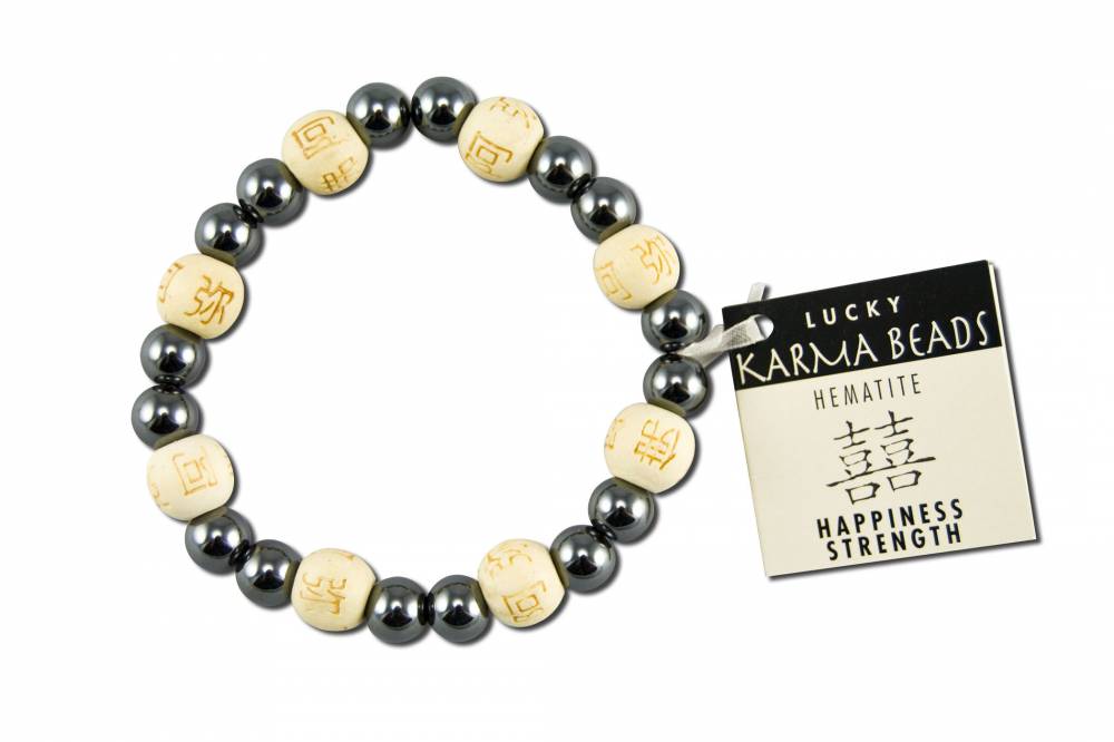 Zorbitz Inc. Karmalogy Beads Happiness/Strength Natural