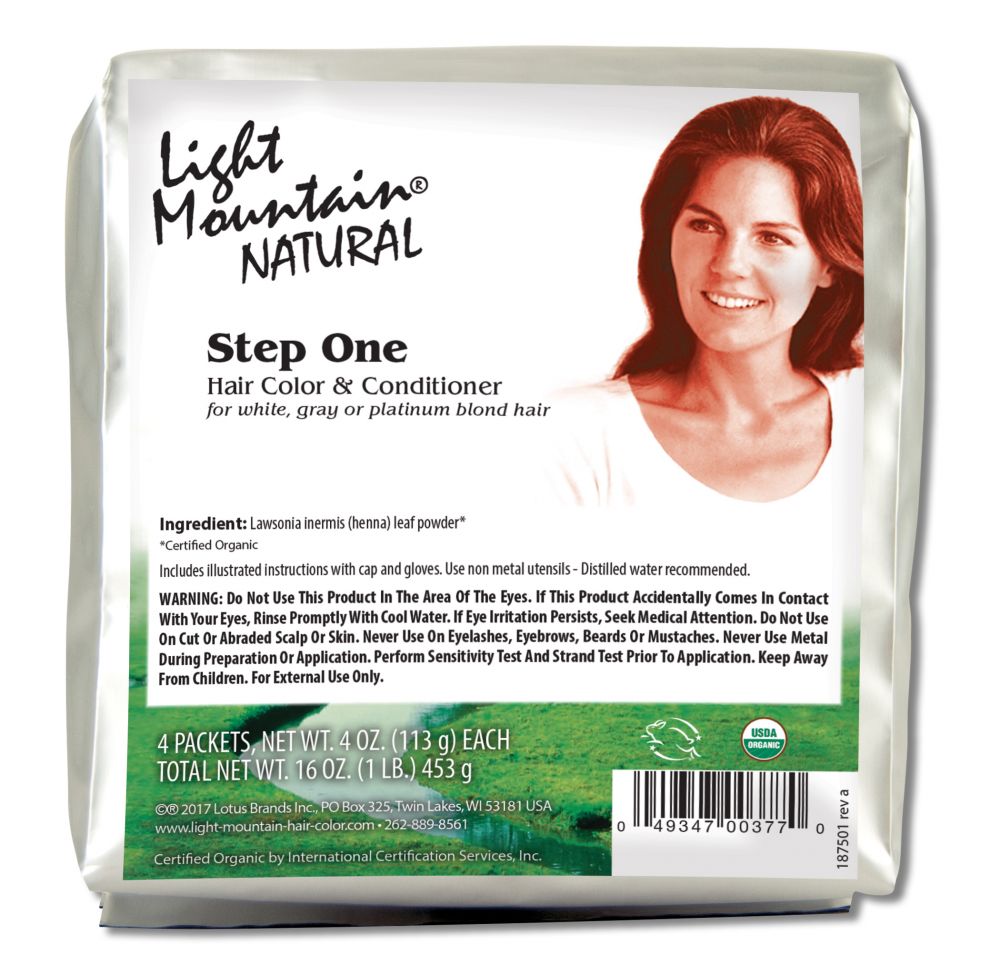 Light Mountain Henna Bulk 1LB Step One 1 lb