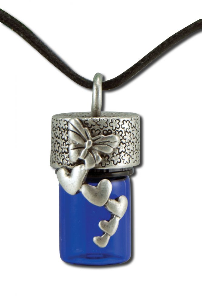Lotus Light Pure Essential Oils Diffuser Necklace Butterfly/Hearts Bottle Necklace