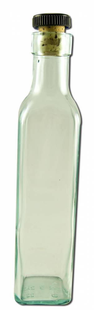 Lotus Light Pure Essential Oils Essential Oil Packaging Supplies Quad Bottle + Cork Cap 8 oz