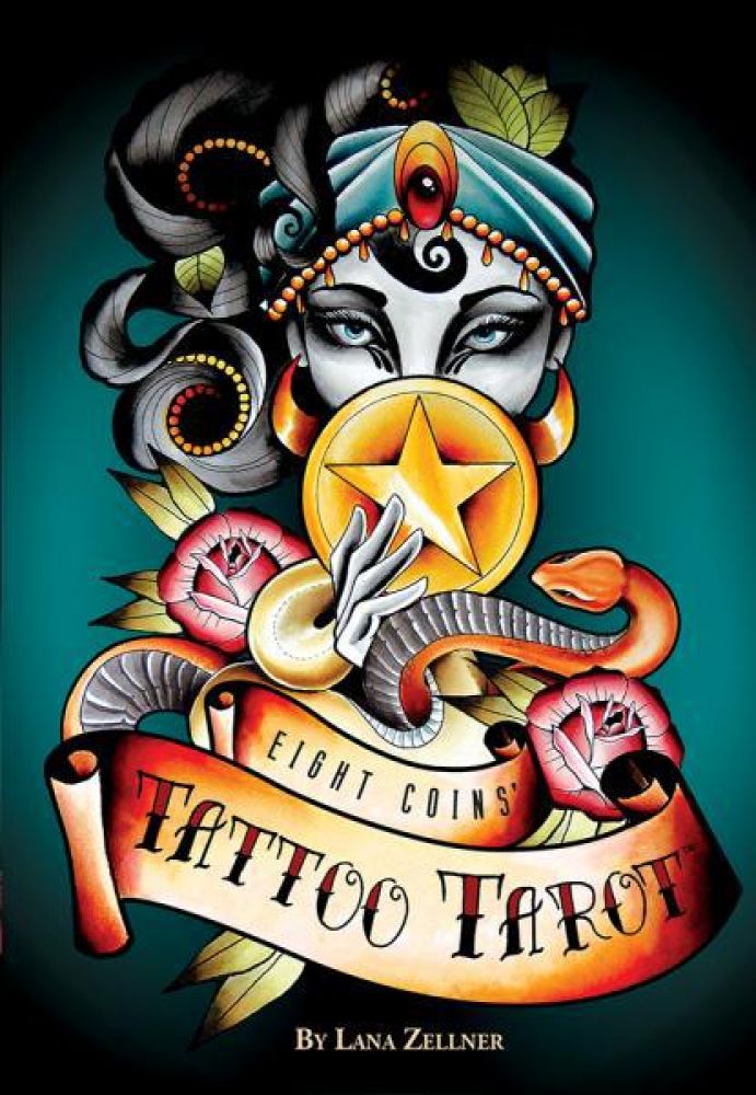 EIGHT COINS TATTOO TAROT