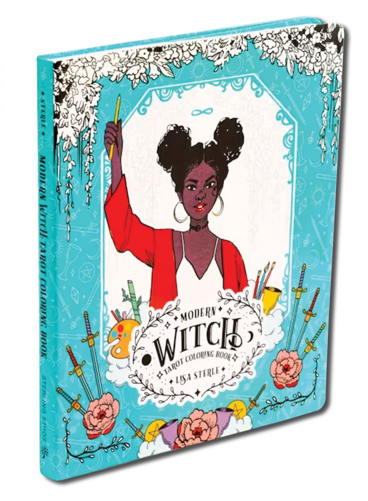 Modern Witch Tarot Coloring Book (f)