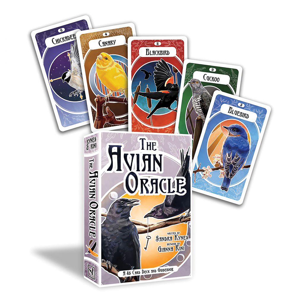 The Avian Oracle 45 card dk/guidebk