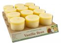 Aloha Bay Palm Wax Candles Coconut Wax Essential Oil Votives 12 PC Vanilla Bean