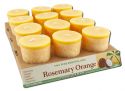 Aloha Bay Palm Wax Candles Coconut Wax Essential Oil Votives 12 PC Rosemary Orange