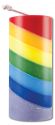 Aloha Bay Palm Wax Candles Coconut Wax Rainbow Rainbow Pillar 5"