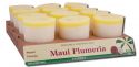 Aloha Bay Palm Wax Candles Coconut Wax Perfume Blends With Essential Oils Votive 12 pc Maui Plumeria 12 pc