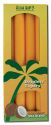 Aloha Bay Palm Wax Candles Palm Taper 9in Unscented Orange