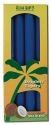 Aloha Bay Palm Wax Candles Palm Taper 9in Unscented Royal Blue 4 pk