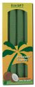 Aloha Bay Palm Wax Candles Palm Taper 9in Unscented Green 4 pk