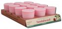 Aloha Bay Palm Wax Candles Coconut Wax Perfume Blends With Essential Oils Votive 12 pc Sandalwood (Soft Pink)