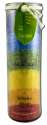 Aloha Bay Palm Wax Candles Chakra Jars Sri Yantra (7 Colors) Unscented 16 oz