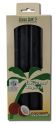 Aloha Bay Palm Wax Candles Palm Taper 9in Unscented Black 4 pk