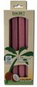 Aloha Bay Palm Wax Candles Palm Taper 9in Unscented Quartet Turkish Rose 4 pk